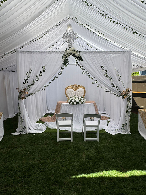 Thumbnail of event chairs and tables